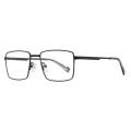 Luxusdesign Herren Square Metall Optische Frames Brillen